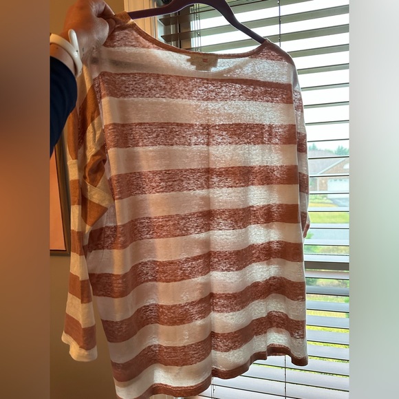 Hatch Collection size 3 long sleeve linen tee - Picture 4 of 4